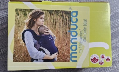 Manduka Babytrage mit Originalverpackung und Gebrauchsanweisung