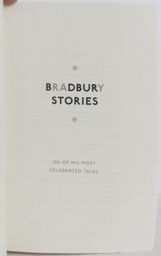 Ray Bradbury / Stories Signed 1st Edition 2003 #2505033 - Picture 4 of 6