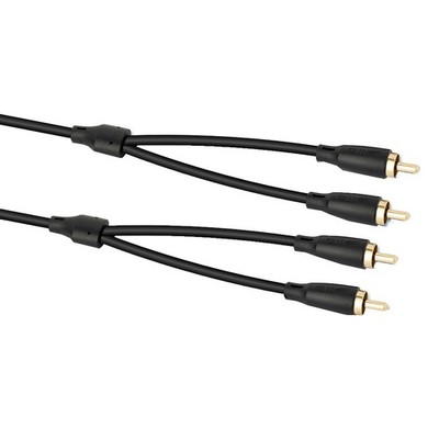QED - CONNECT Cinch-Kabel 0,75 Meter Black