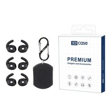 3 Pairs Silicone Anti-Slip Ear Caps with Case  Carabiner for AirPods 5/4