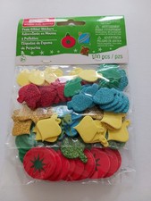 Creatology - Foam Glitter Stickers - Christmas Stickers - 100 pieces - NEW