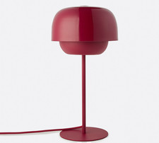 La Redoute Table Lamp Kinoko Iron Red Retro RRP £89 -  SCRATCHED - OPEN BOX