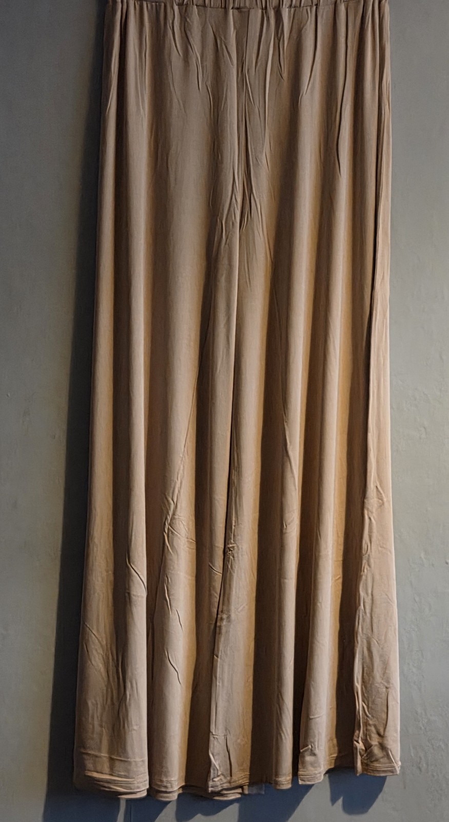 ASOS Design Tall Wide Leg Palazzo Jersey Pants  Tan Size 10 BNWT