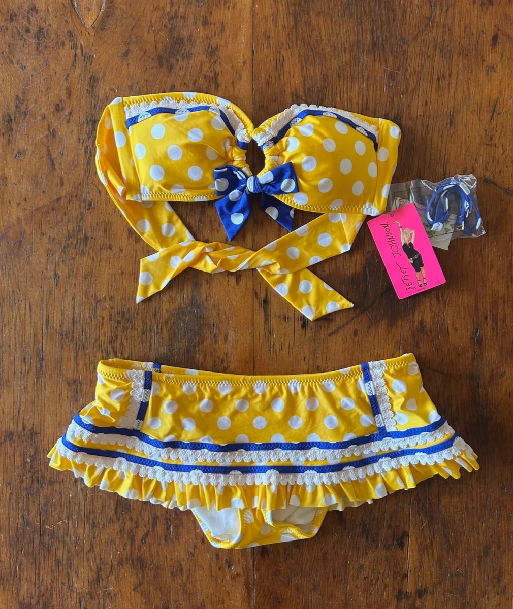 Betsey Johnson Yellow Bikini Swimwear for Women for sale | eBay
