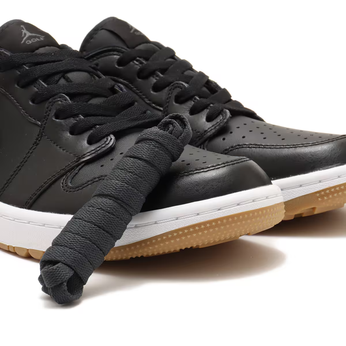シューズ(男性用) Nike Air Jordan 1 Low Golf Black Gum 26 Nike “Air Jordan 1 Low G” Men's Athletic Low Gravity Golf