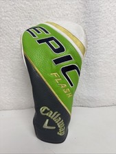 Callaway Epic Flash Fairway Wood Golf Club Driver Head Cover Green  Gray Nice 