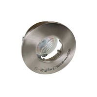 Halogen Einbaustrahler Eisen GebüRstet 35W GU5,3 IP65 Bad Dusche Wc Warmweiß