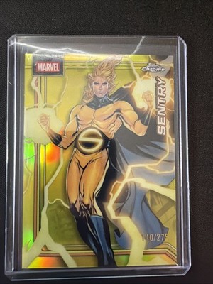 2026 Topps Chrome Marvel Comics Sentry Yellow Refractor /275 #149