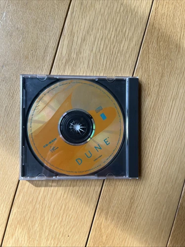 DUNE CD-ROM Game 1993 Virgin Games Orange Disc Vintage 90’s Sci-Fi PC