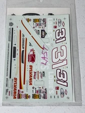 Slixx NASCAR 1250 31 Lowe's Mike Skinner Chevy Monte Carlo Waterslide Decal 1/24