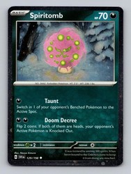 Spiritomb 129/198 Scarlet & Violet (Cosmos Holo)