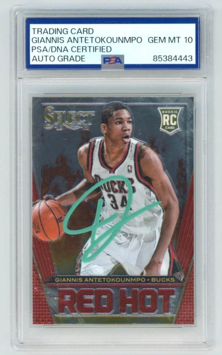 激レアPSA 10 Giannis  Antetokounmpoヤニス Giannis Antetokounmpo 10 Graded Basketball Rookie Sports Trading