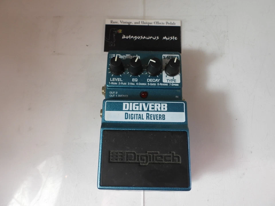 Digitech Digiverb Digital Reverb Effects Pedal Free USA Shipping - Image 2 of 4