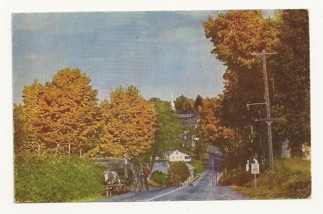 LUNENBURG VT Village Essex County US Rt 2 Vtg Postcard | eBay
