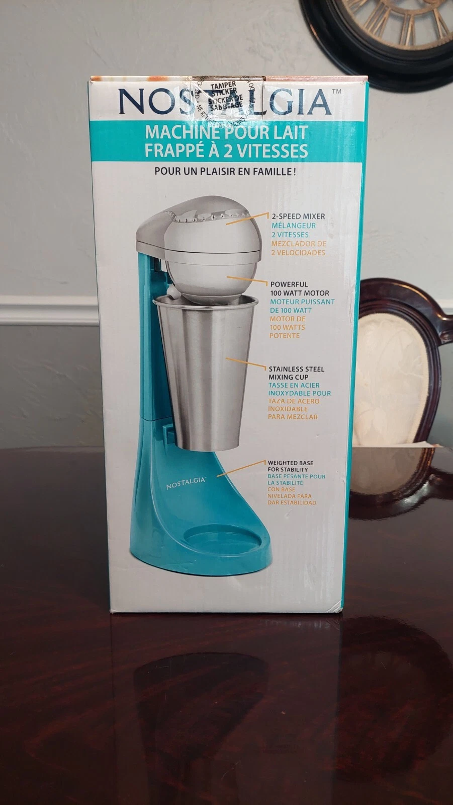 Nostalgia 2-Speed Milkshake Maker MLKS100BL