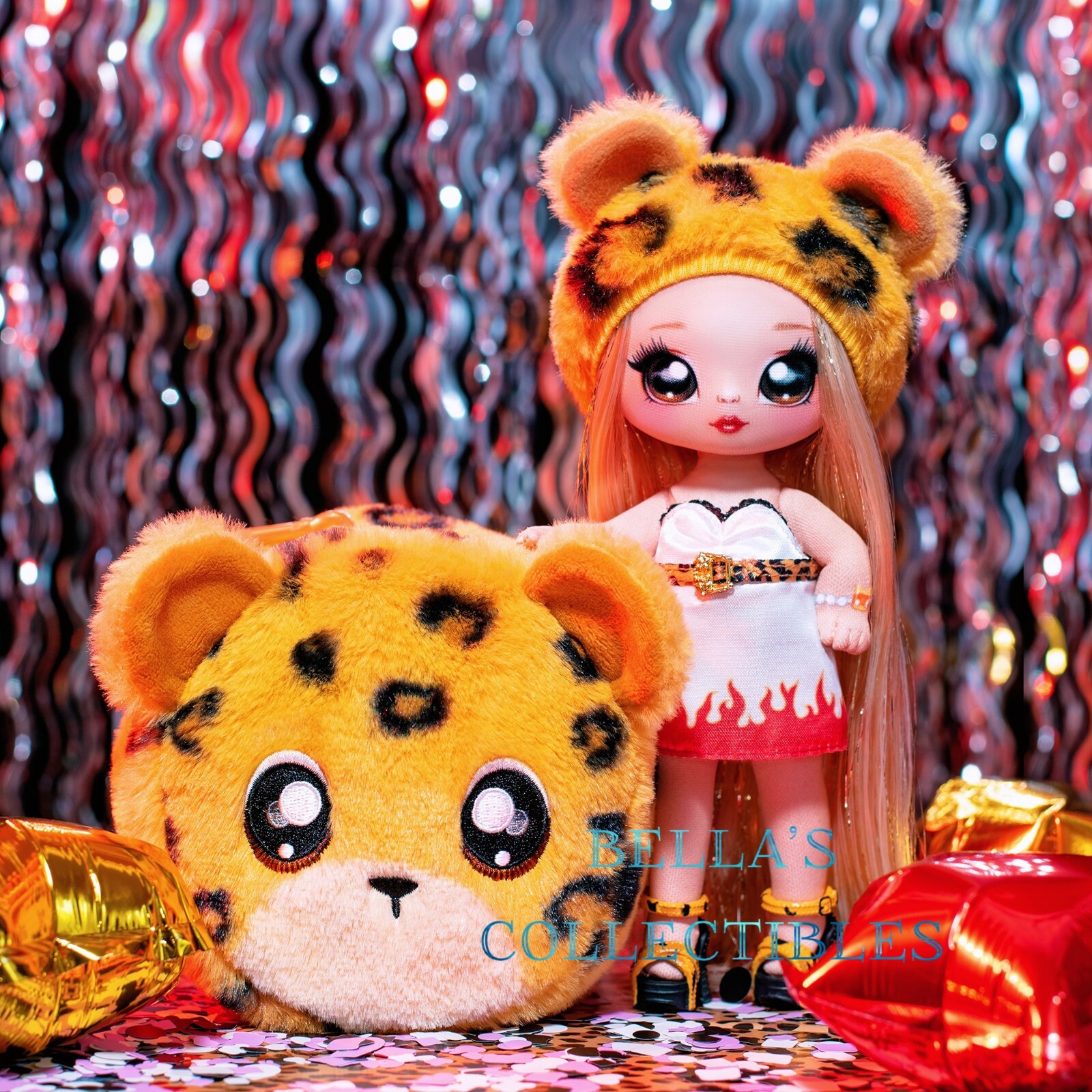 Na Na Na Surprise Ensemble 3-en-1 & chambre JENNEL sac-à-dos jaguar contient 1 poupée mannequin édition limitée avec 1 tenue exclusive & -À