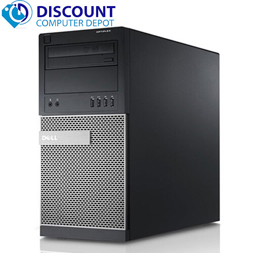 Dell Desktop Computer PC Tower Core i5 8GB 500GB HD Windows 10 Pro Wifi 19" LCD - Picture 2 of 6