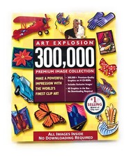 Art Explosion 300,000 Premium Image Collection CD-ROM PC