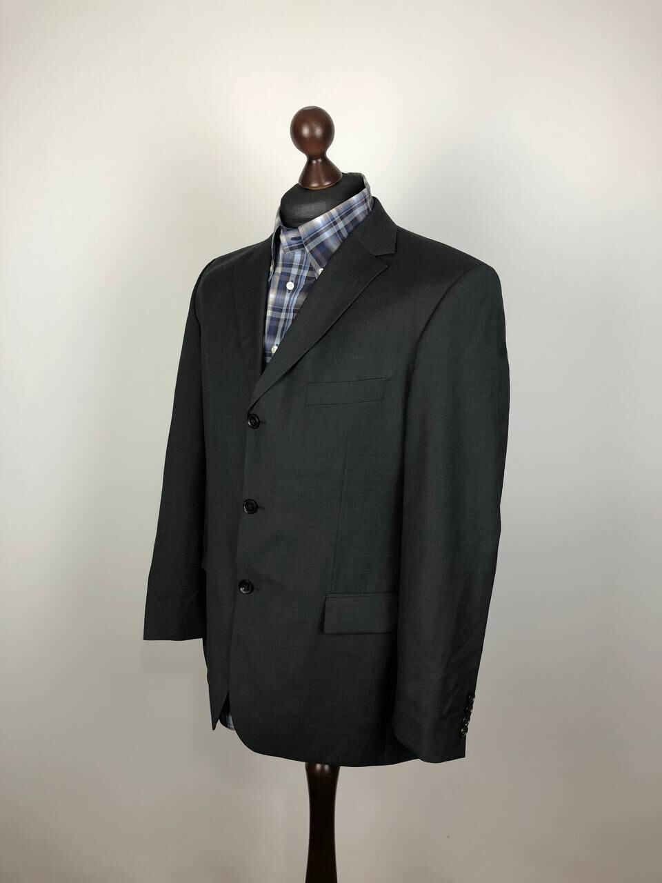 HUGO BOSS Classic Wool Blazer Jacket Gray
