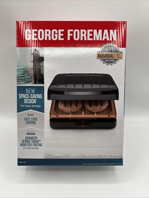 George Forman Classic Plate Indoor Non Stick Grill Panini Steaks Hamburgers