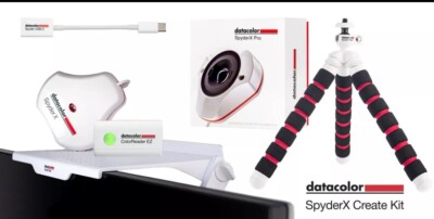 Datacolor SpyderX Pro Create Kit SXD100 (Spyderx Pro+ Tripod+Shelf+USBC, Reader)