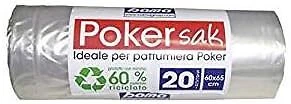 Bama, Poker Bama Sak, Sacchetti Pattumiera, 65x54 cm, 10 Confezioni da 20 Sacchi