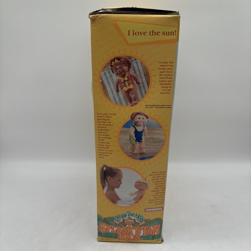 VINTAGE 1991 HASBRO SPLASH N TAN KIDS CABBAGE PATCH CLEO JUDY W/ Box Incomplete! - Picture 8 of 23