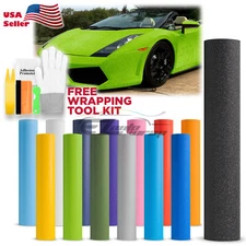 Matte Glitter Sparkle Car Vinyl Vehicle Wrap Sticker Decal Sheet Bubble Film DIY