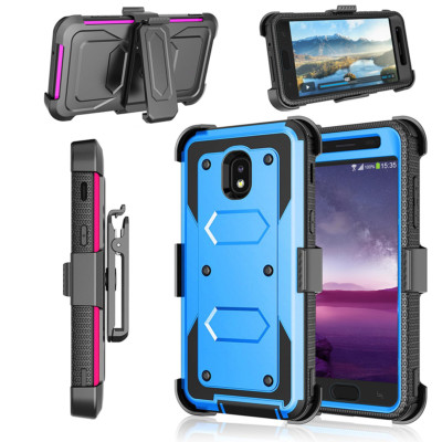 For Samsung Galaxy J7 2018/ Refine/ Star Hybrid Clip Armor Stand Hard Case Cover