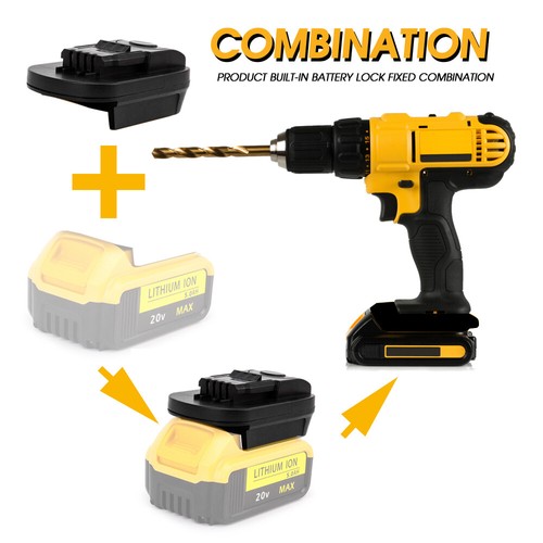 Akku Adapter für Dewalt für Milwaukee 18 V Li-Ion Akku konvertieren in für Worx - Bild 4 von 9