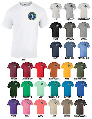 FBI Federal Bureau of Investigation Seal T-Shirt United States Tee - NEW
