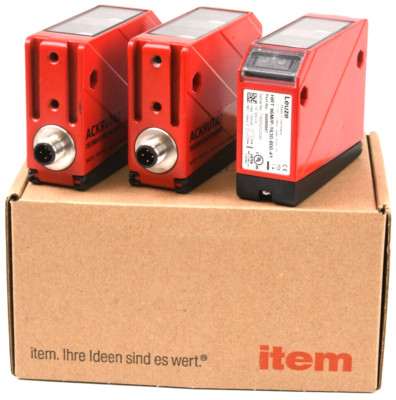 3x Leuze HRT 96M/P-1630-800-41 Reflexionslichttaster Lichttaster Switch Sensor