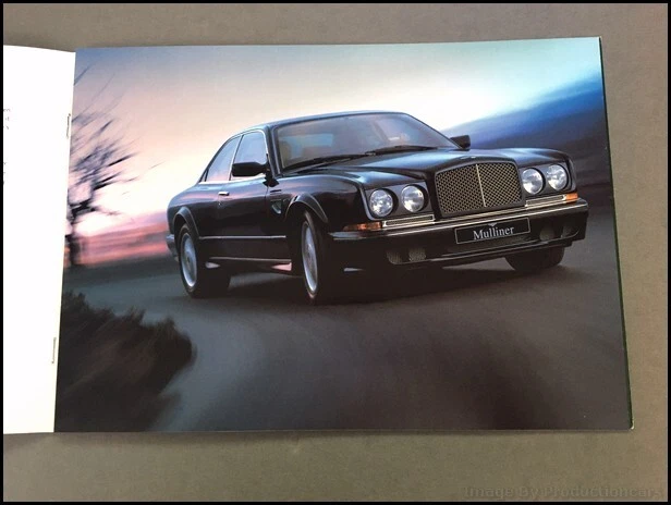1999 2000 Bentley Mulliner Sales Brochure Catalog - Continental T R SC Azure - Изображение 4 из 4