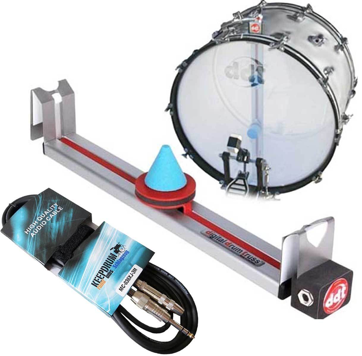 DDT 20 Truss-System E-Drum Trigger Kick Bassdrum+keepdrum Verlängerungskabel 3m DDT 20 Truss-System E-Drum Trigger Kick Bassdrum+keepdrum Verlängerungskabel 3m