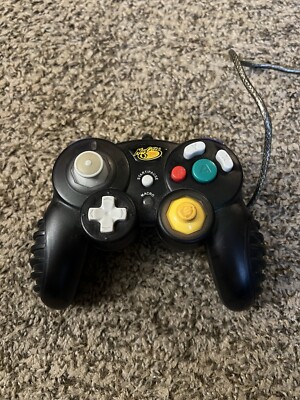 MadCatz Macro Button Nintendo GameCube Clear Smoke Controller 5626 Game Cube