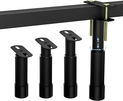 2 Pcs Bed Support Legs Hold Up to 1,763 Lbs, Carbon Steel Bed Legs Replacement P