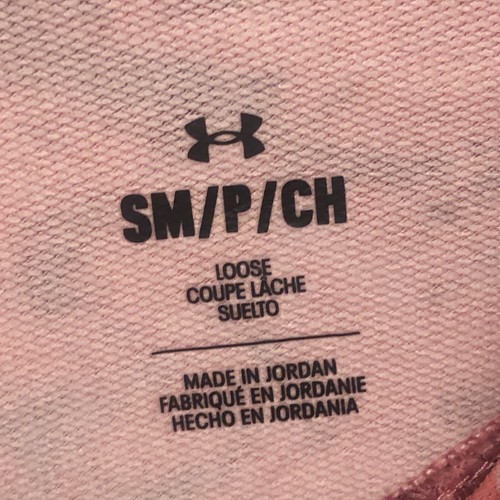 Under Armour – Rival Damen-Langarm-T-Shirt mit Frottee-Druck und Rundhalsausschnitt, Small - Bild 5 von 5