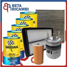 Kit Tagliando Nissan Qashqai II J11 1.6 dCi 2013>2018 Diesel 4 Filtri +Olio 5W30