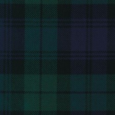 Scottish Highland Black Watch Tartan 8 Yards 16Oz Acrylic Wool Tartan Fabric