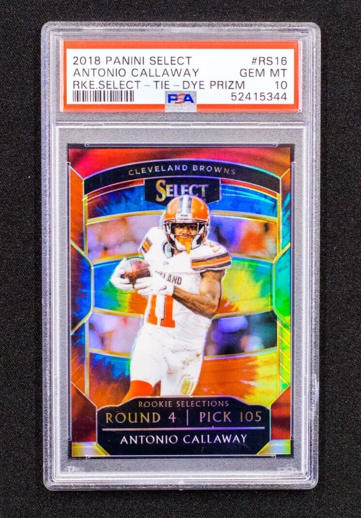 Antonio Callaway Panini Select Rookie Selections #RS16 Tie Dye