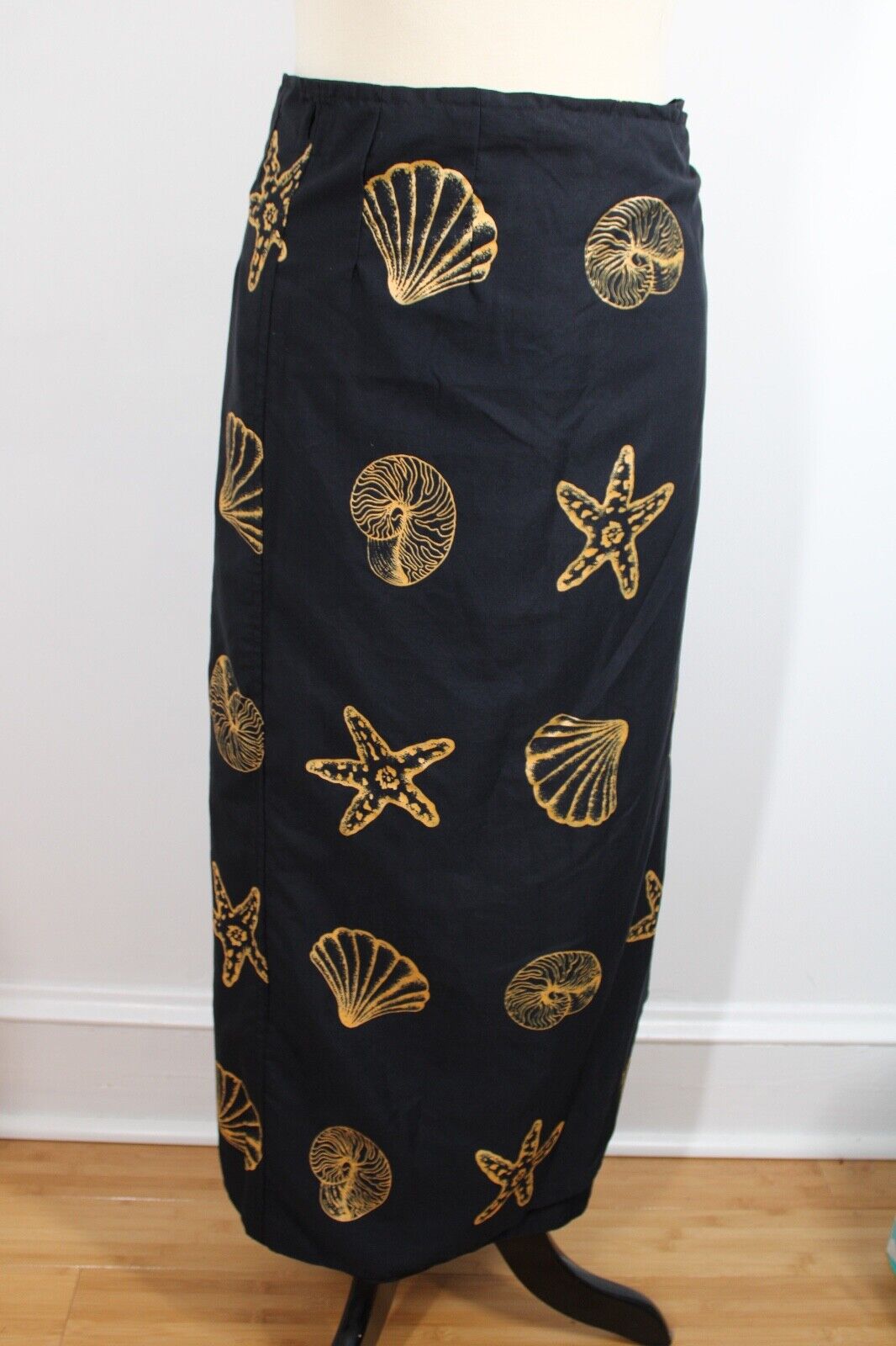 VIAVANDA / STRINGS WRAP SKIRT / BLACK - practirico.com