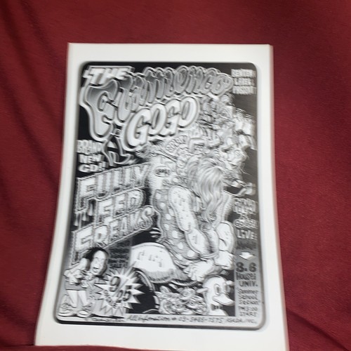 Rockin Jelly Bean Print Lowbrow 12"" x 8,5"" schwarz + weiß The Flamenco GoGo - Bild 4 von 4