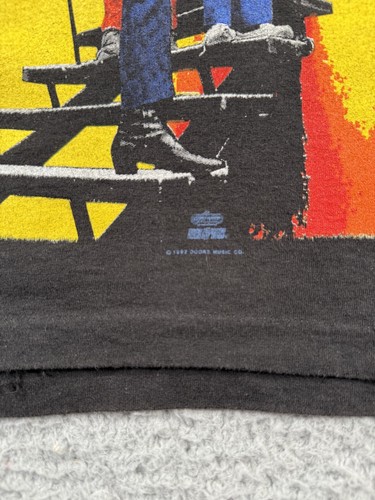 Vintage 1992 The Doors All Over Print T Shirt Mens XL Black Jim Morrison 90s - Picture 9 of 17