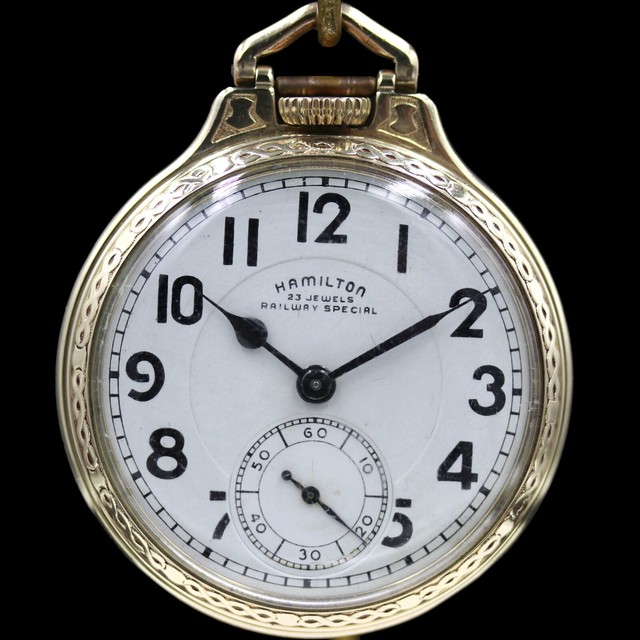hamilton 23 jewel pocket watch