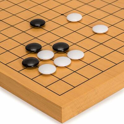 Go Game Floor Board Set, Kaya Goban avec jambes, bols de haute