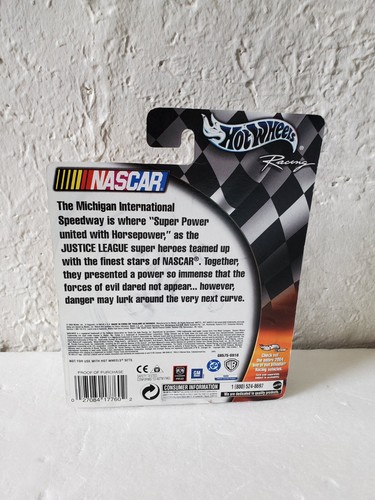 HOT WHEELS JUSTICE LEAGUE JLA BATMAN NASCAR MARK MARTIN #6 CAR 1:64 DC 2004 - Picture 6 of 6