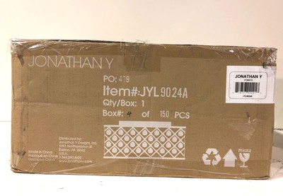 JONATHAN Y Gabrielle 19 in. Oil Rubbed Bronze/Crystal Flush Mount Ceiling Light