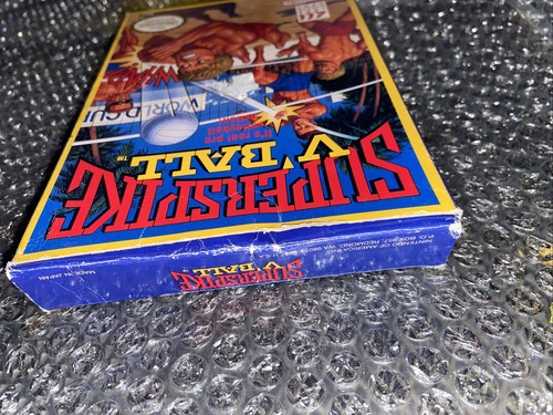 Superspike V'ball Nintendo NES with box, cart, sleeve / foam No Manual - Tested - Picture 9 of 11