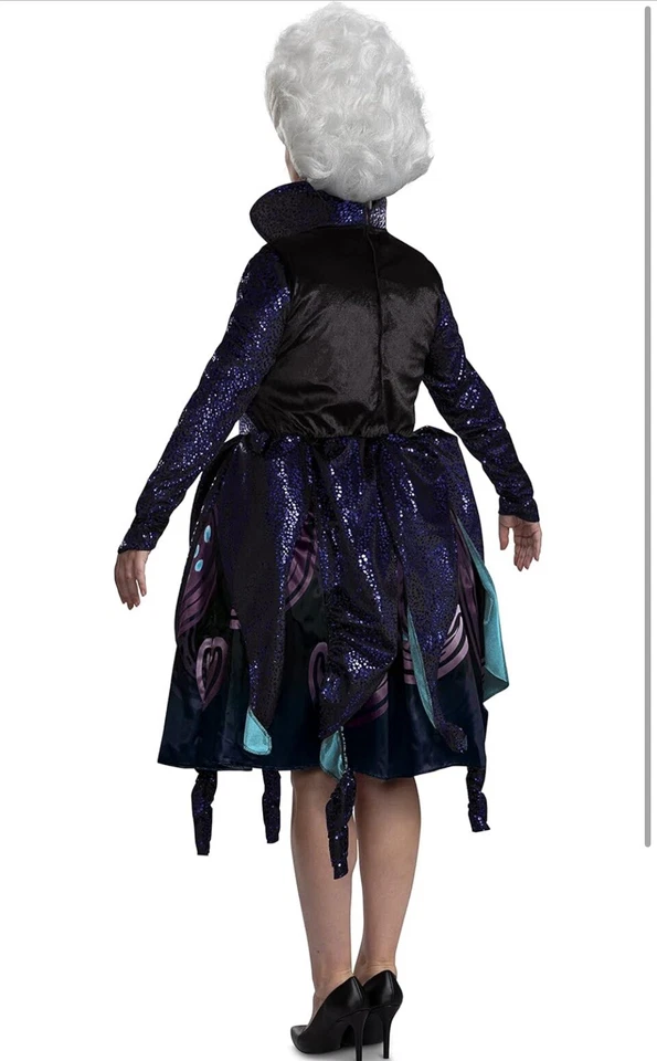 Disfraz Sirenita Adulto Acción en Vivo Deluxe Disfraz Úrsula Talla M (10/12) Foto 2 de 4