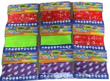 Lot Of 9 Rd Multi-use Kids Scarf 1 Size Fit Most New